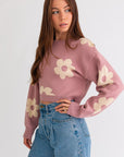 DAISY CROP SWEATER (Various Colors), Le Lis