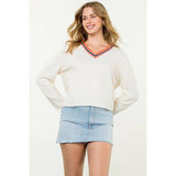 THML - V-Neck Knit Sweater