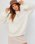 Ribbed Knitted Sweater (Various colors), Le Lis