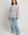 Ribbed Knitted Sweater (Various colors), Le Lis