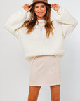 Ribbed Knitted Sweater (Various colors), Le Lis