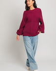 Ribbed Knitted Sweater (Various colors), Le Lis