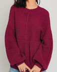 Ribbed Knitted Sweater (Various colors), Le Lis