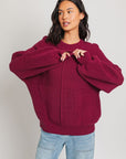 Ribbed Knitted Sweater (Various colors), Le Lis