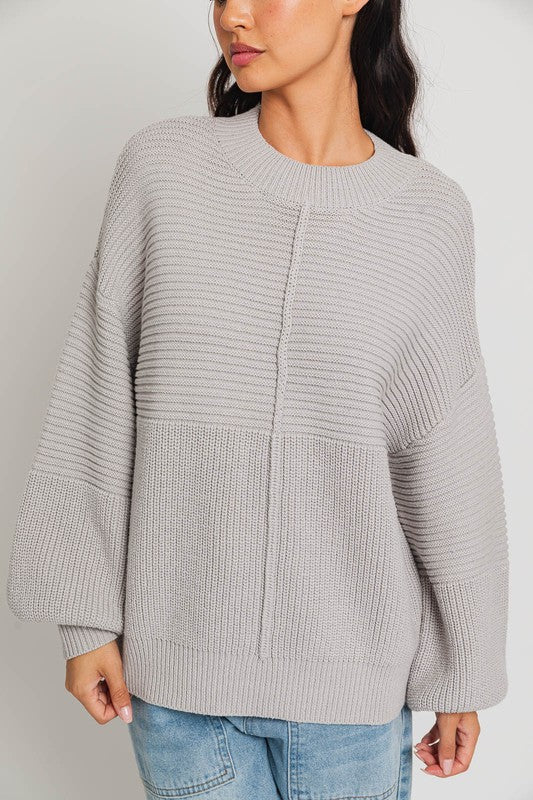 Ribbed Knitted Sweater (Various colors), Le Lis