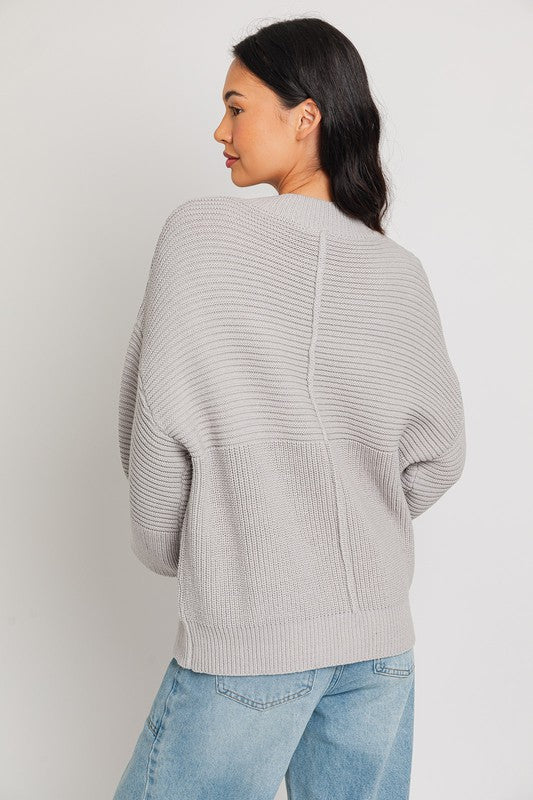 Ribbed Knitted Sweater (Various colors), Le Lis