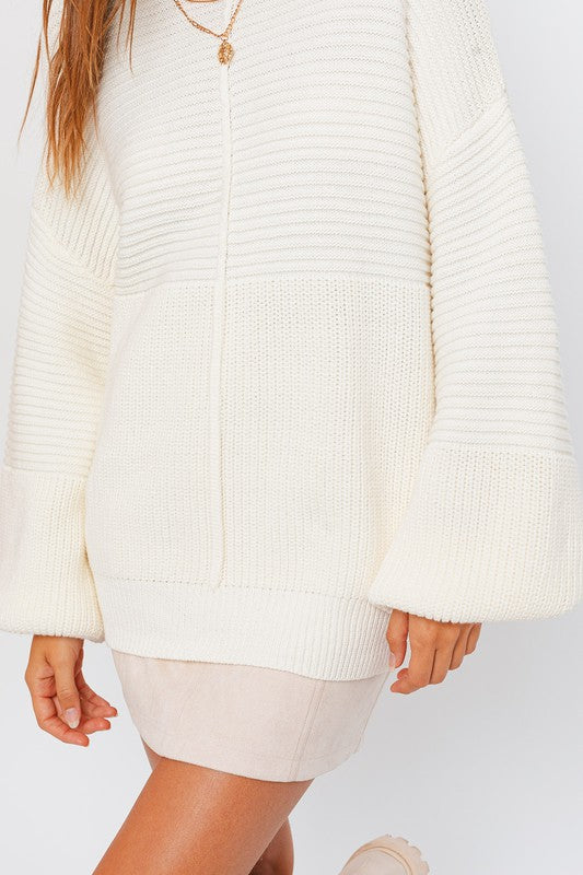 Ribbed Knitted Sweater (Various colors), Le Lis