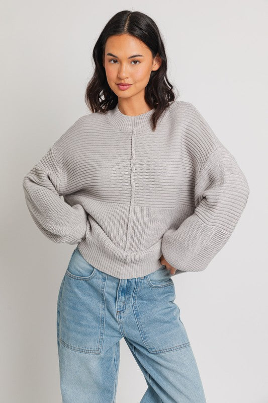 Ribbed Knitted Sweater (Various colors), Le Lis