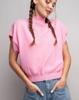 Mock Neck Short Sleeve Top (various colors), eesome