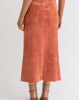 CORD MAXI SKIRT, Le Lis