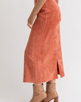 CORD MAXI SKIRT, Le Lis