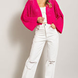 EYELET KNIT CARDIGAN, eesome