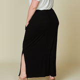 BAMBOO CLASSIC SKIRT, Fabina (plus only)