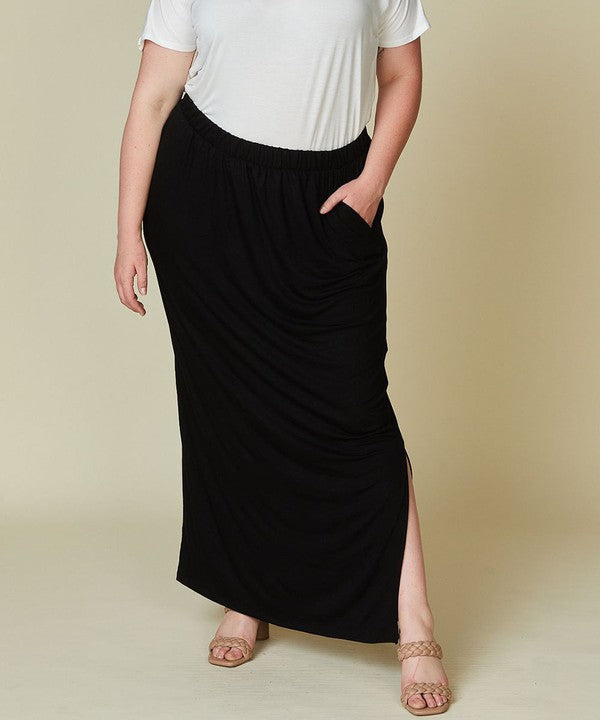 BAMBOO CLASSIC SKIRT, Fabina (plus only)