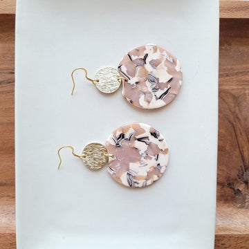 Zoey Earrings - Sandstone, Spiffy & Splendid