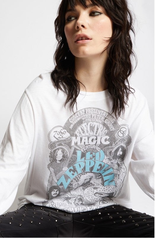 Led Zeppelin Electric Magic Long Sleeve Tee, Recycled Karma