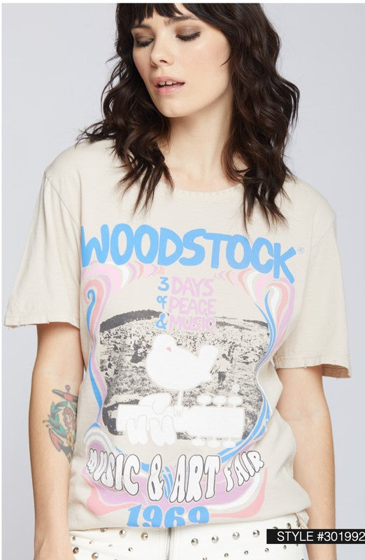 Woodstock Music & Art Fair 1969 Tee, Recycled Karma