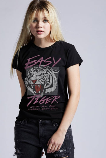 Easy Tiger Around the World Vintage Tee, Recycled Karma