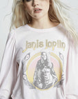 Janis Joplin Puff Sleeve Tee, Recycled Karma