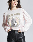 Janis Joplin Puff Sleeve Tee, Recycled Karma