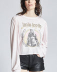 Janis Joplin Puff Sleeve Tee, Recycled Karma