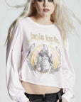 Janis Joplin Puff Sleeve Tee, Recycled Karma