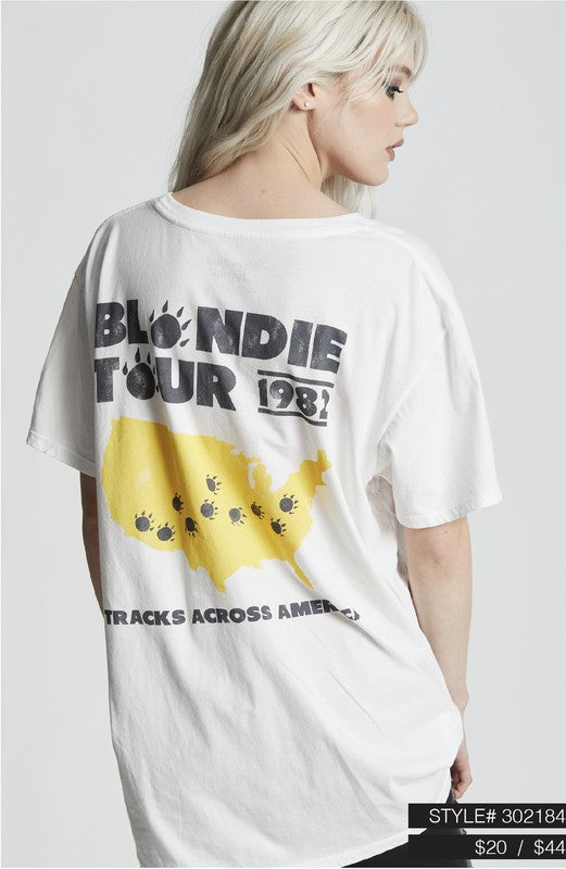 Blondie Tour 1982 Tee , Recycled Karma