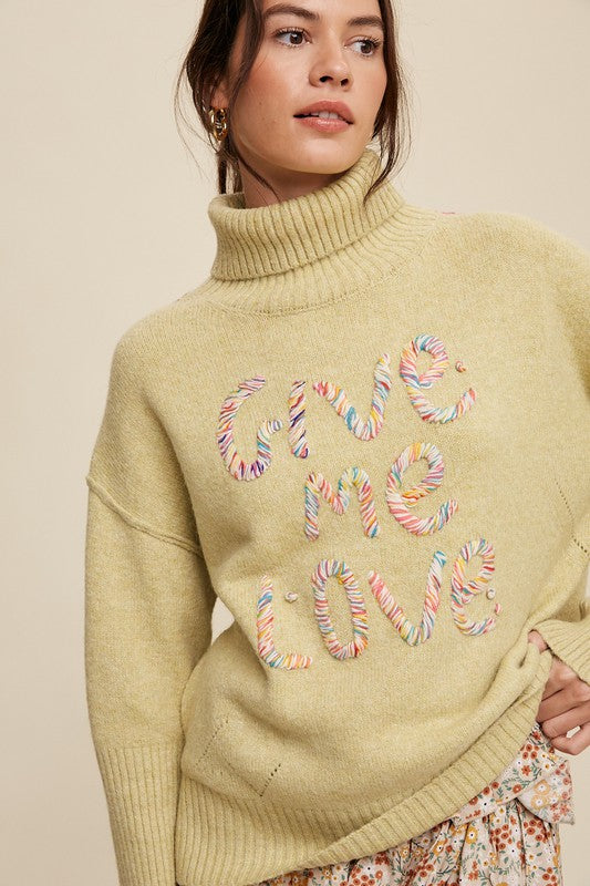 Give Me Love Sweater (Various colors), Listicle