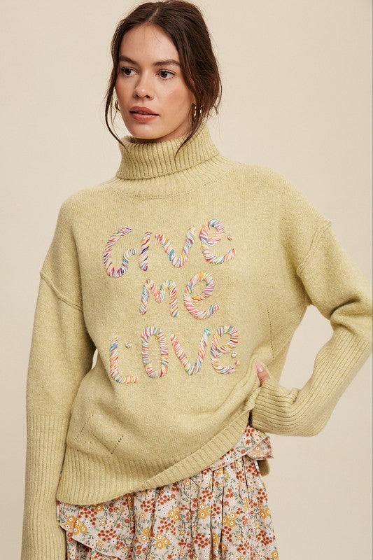 Give Me Love Sweater (Various colors), Listicle