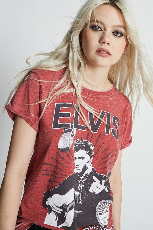 Sun Records X Elvis Burnout Tee , Recycled Karma