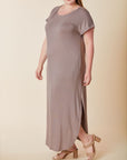 BAMBOO MAXI DRESS, Fabina (Plus Only)