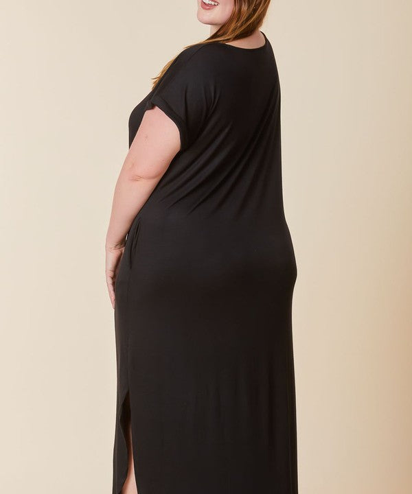 BAMBOO MAXI DRESS, Fabina (Plus Only)