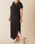 BAMBOO MAXI DRESS, Fabina (Plus Only)