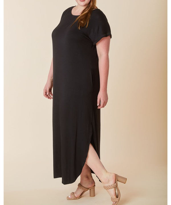 BAMBOO MAXI DRESS, Fabina (Plus Only)