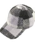 CC Buffalo Plaid - Checkered Pattern Sherpa Cap