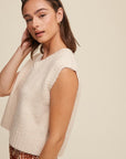 Soft Touch Cropped Knit Vest, Listicle (Various colors)