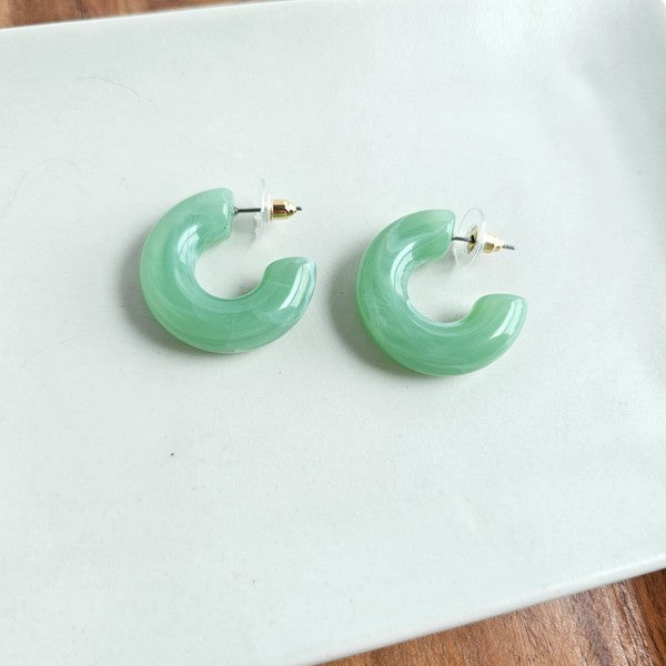 Chloe Hoops - Sage, Spiffy and Splendid