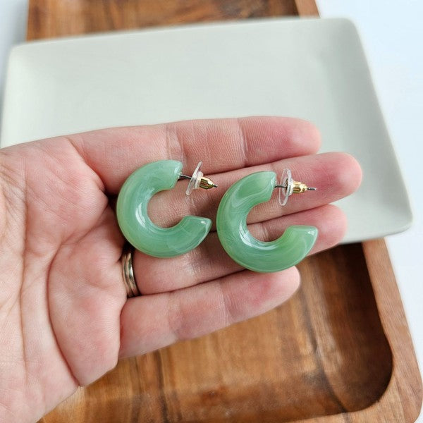 Chloe Hoops - Sage, Spiffy and Splendid