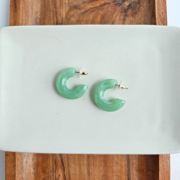 Chloe Hoops - Sage, Spiffy and Splendid