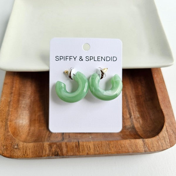 Chloe Hoops - Sage, Spiffy and Splendid