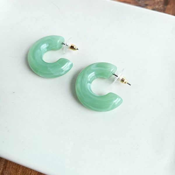 Chloe Hoops - Sage, Spiffy and Splendid