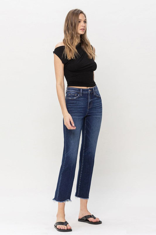 High Rise Regular Straight Jean, Flying Monkey