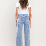 High Rise Stretch Wide Leg Jeans, Vervet by Flying Monkey