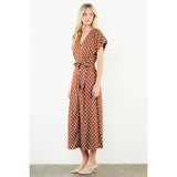 THML - Short Sleeve Polka Dot Dress