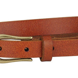 Most Wanted USA - Basic Skinny Equestrian Buckle Leather Belt