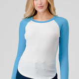 Contrast Tee Baseball Tee, Hashttag