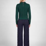 Current Air - Embellished Cable Knit Sweater