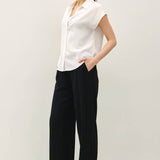 Be Cool - CLASSIC CUT CAPPED SLEEVE BUTTON UP TENCEL SHIRT