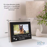 LifeSong Milestones - Once I Held You Wooden Pet Keepsake Picture Frame Decor