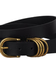 Most Wanted USA - Multi D-Ring Genuine Leather Belt